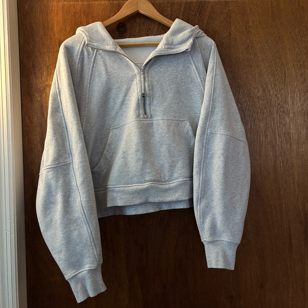 Lululemon Gray Women's Cropped Hoodie